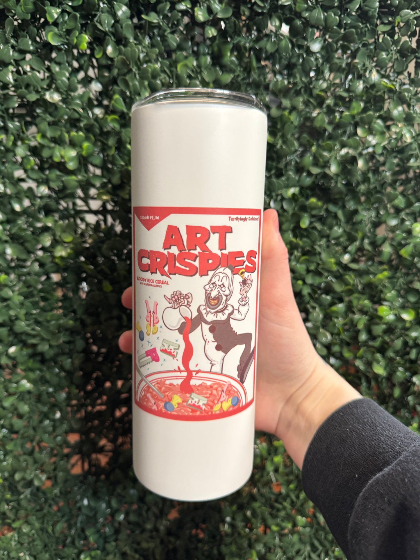 Art crispies tumbler (glow)