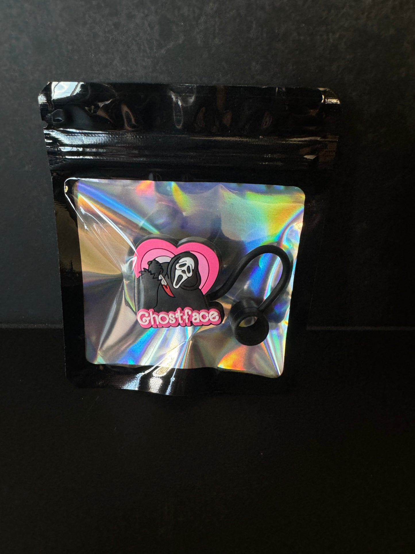 ghostface valentines heart straw topper π πͺ π©Έ