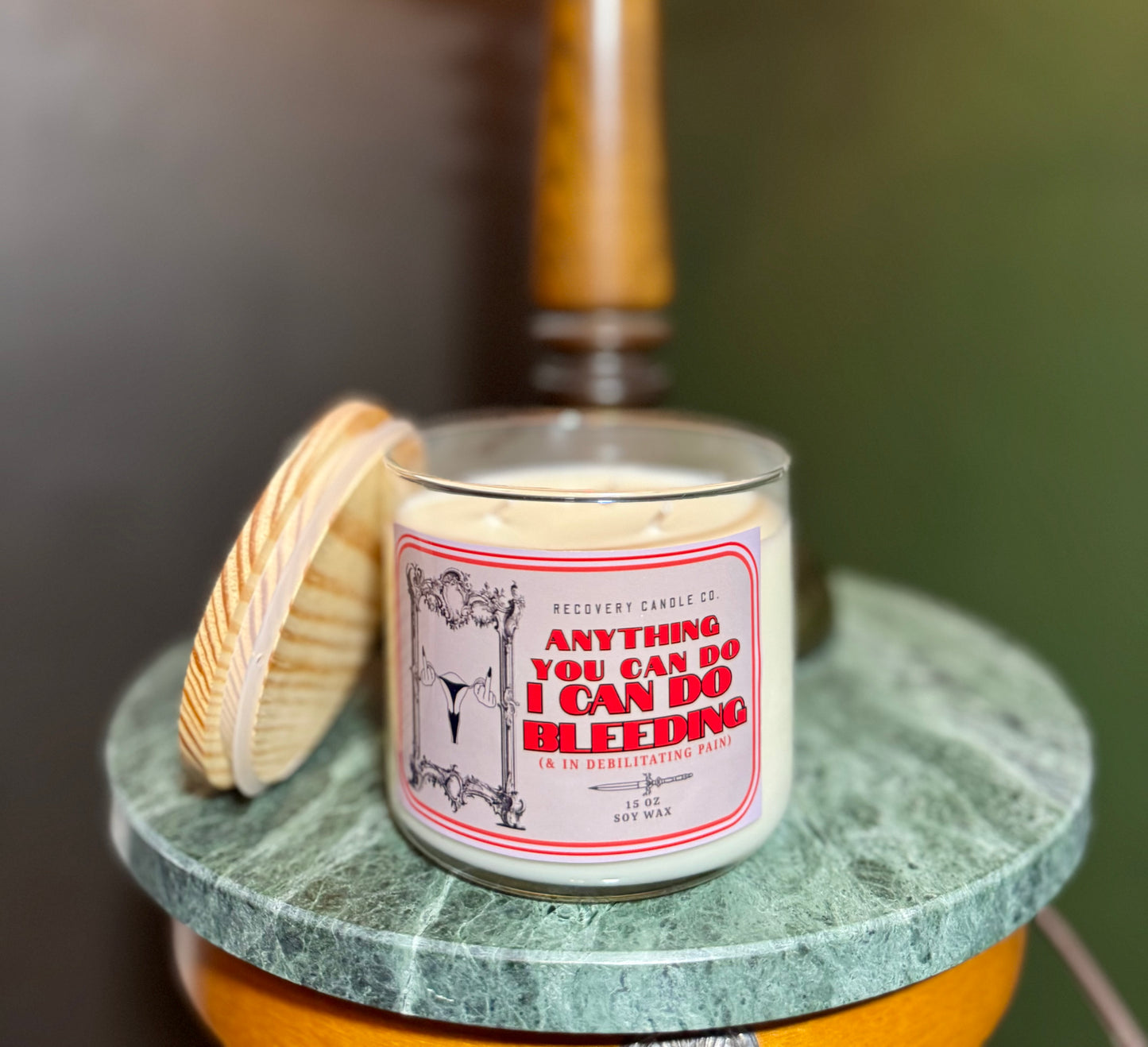 Anything you can do, I can do Bleeding candle