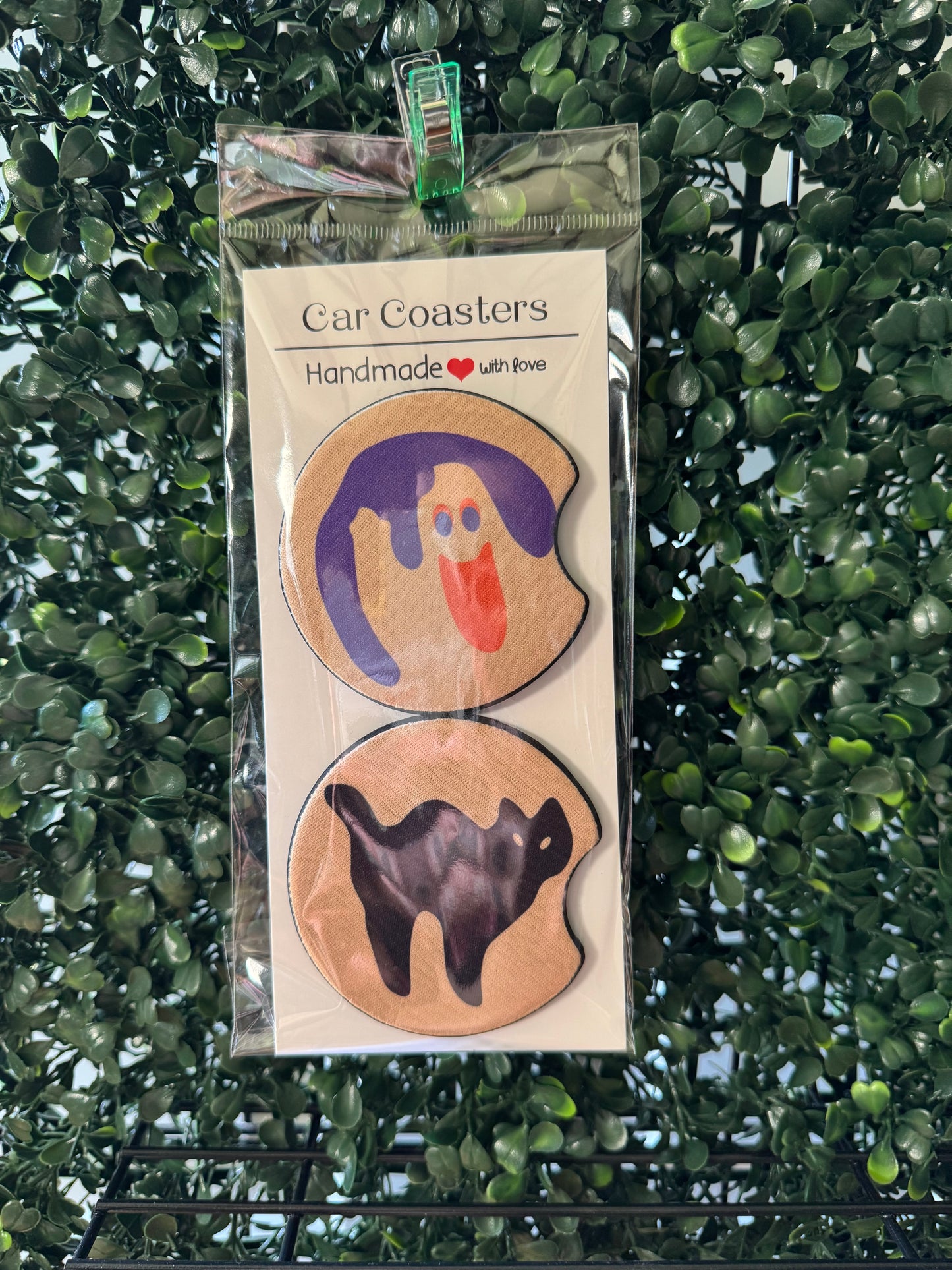 holiday cookie car coasters