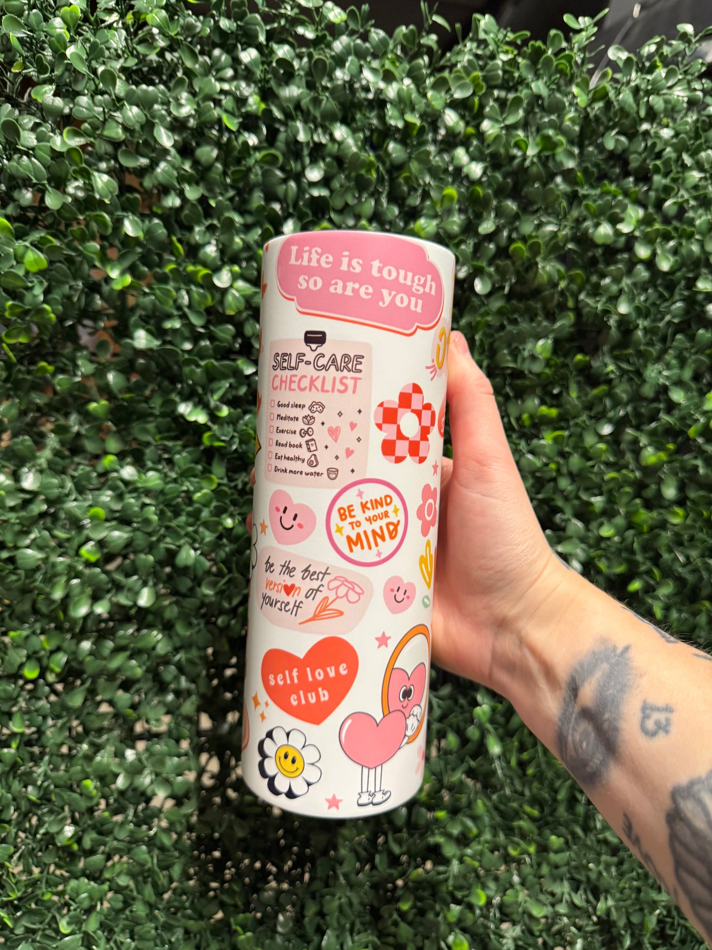 Self love tumbler