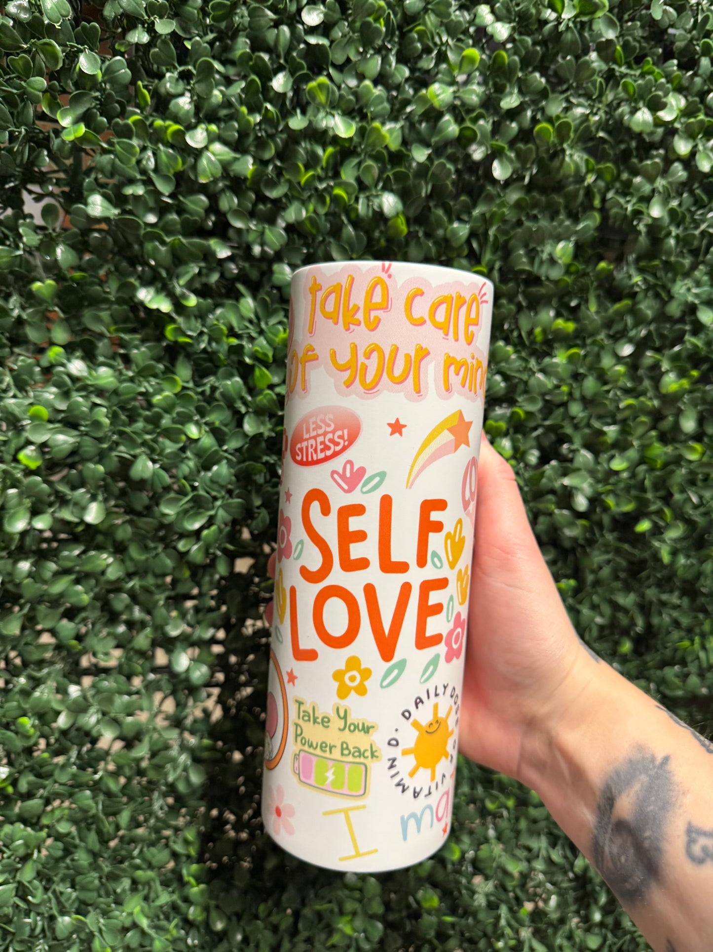 Self love tumbler