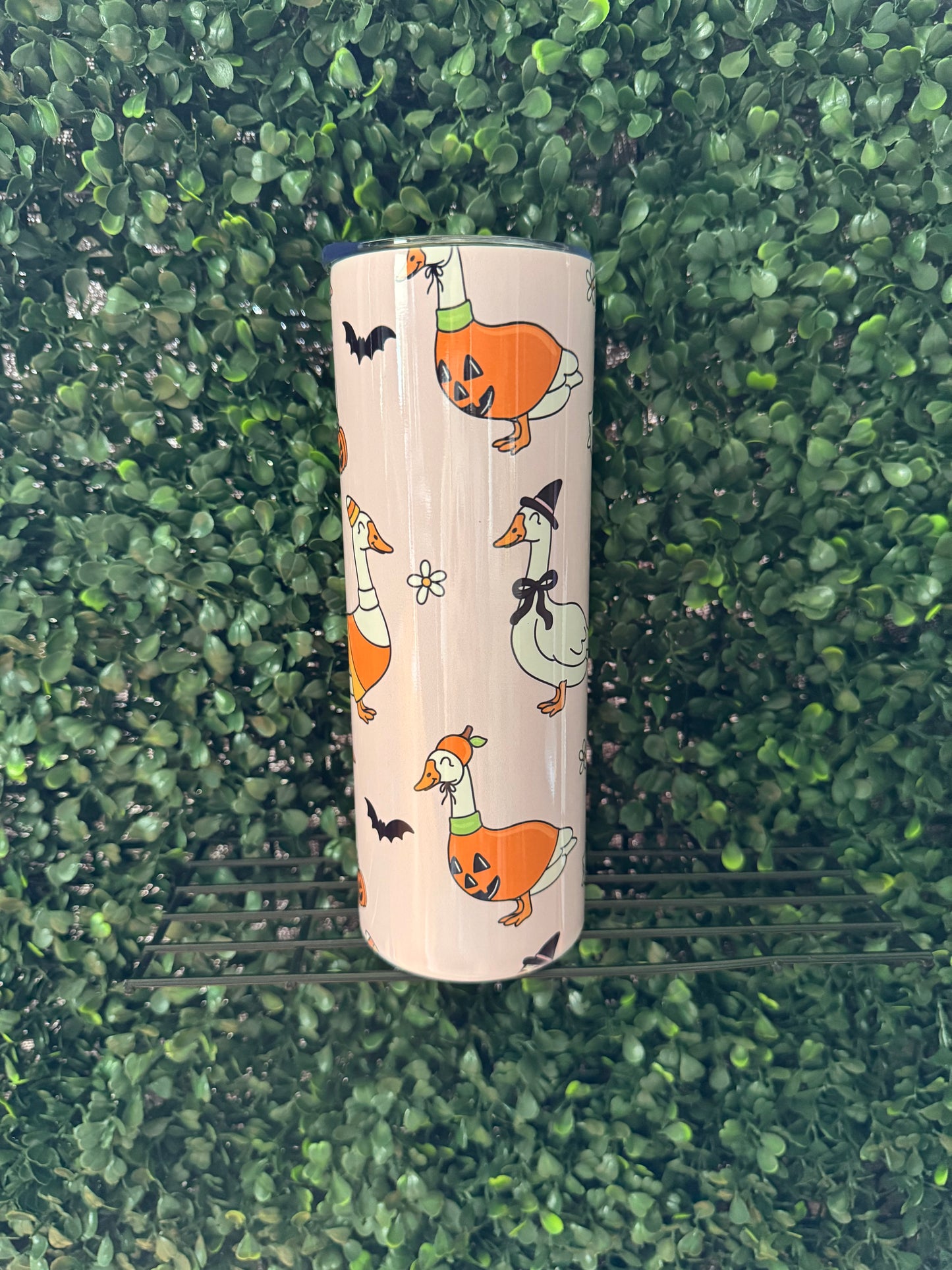 Silly Goose Halloween tumbler