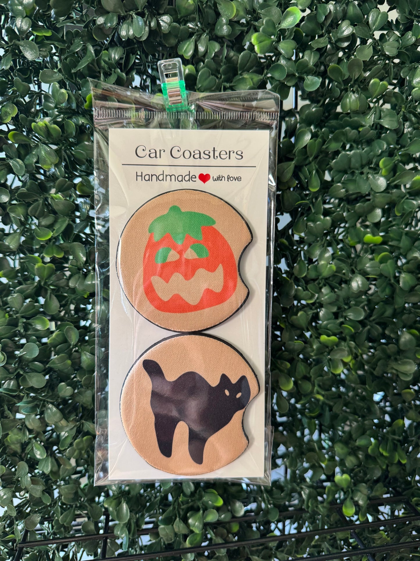 holiday cookie car coasters