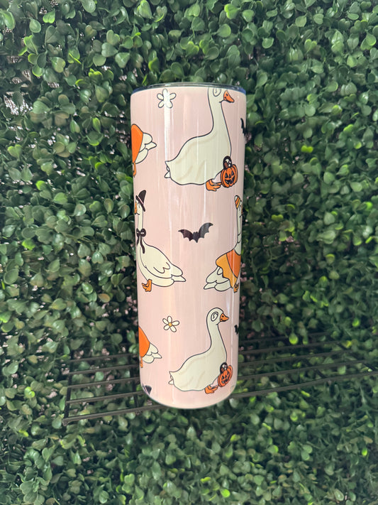 Silly Goose Halloween tumbler