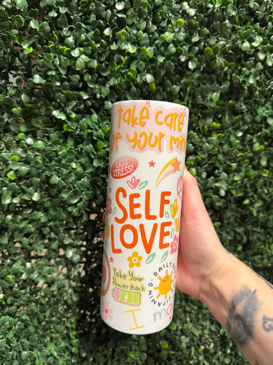 Self love tumbler