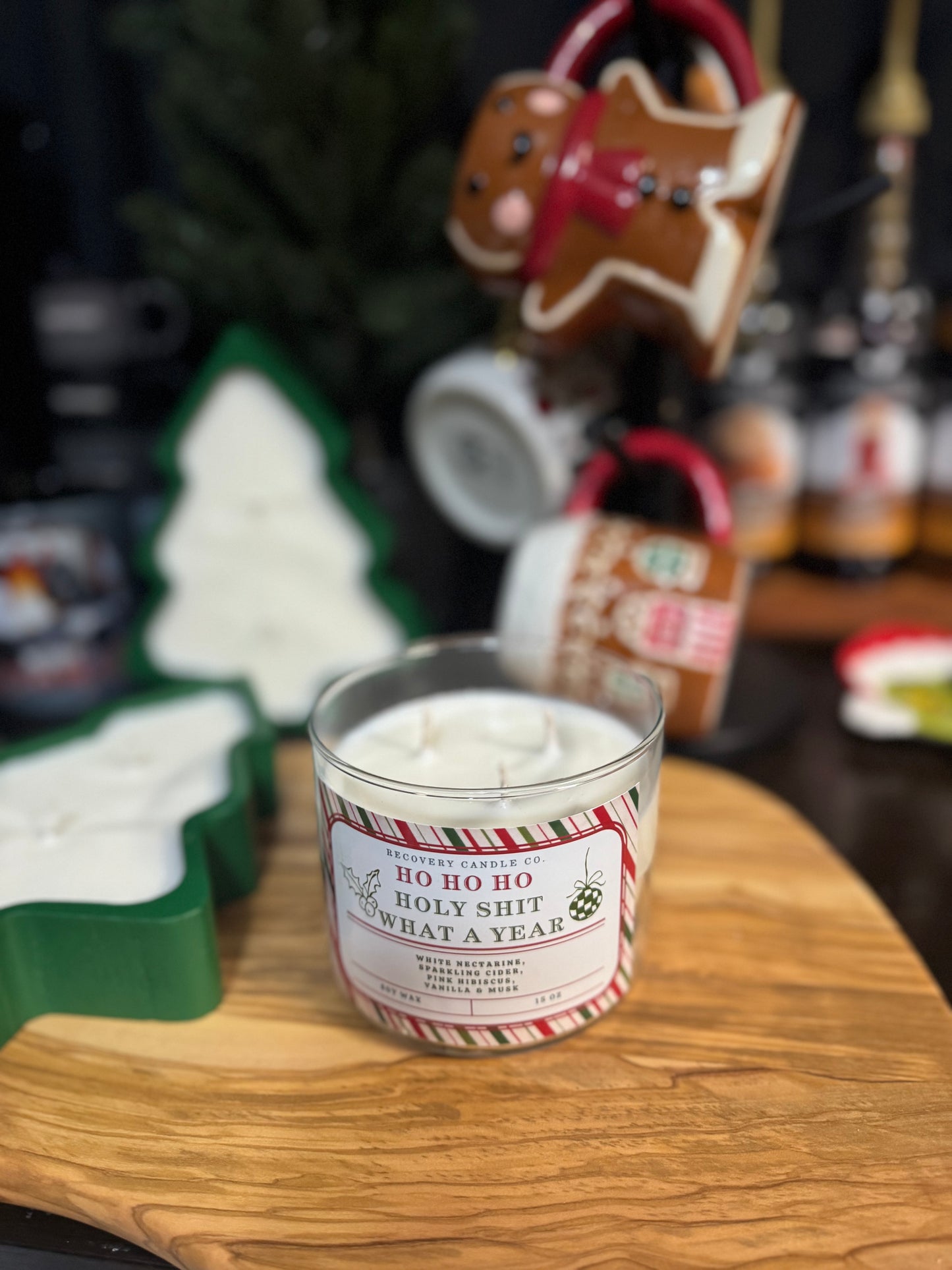 Ho Ho Ho Holy Shit (what a year) Candle