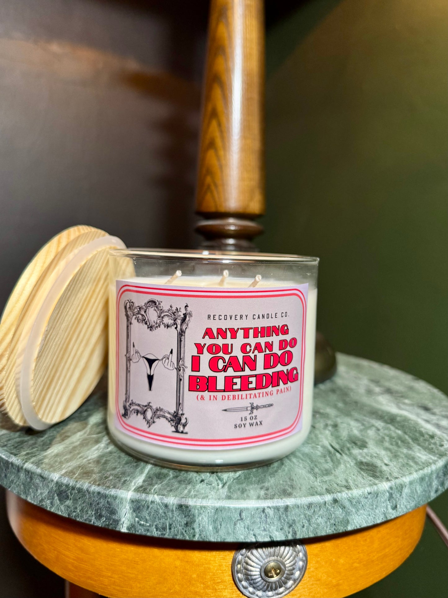 Anything you can do, I can do Bleeding candle