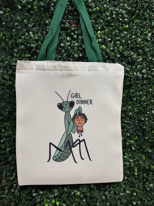Girl Dinner tote bag