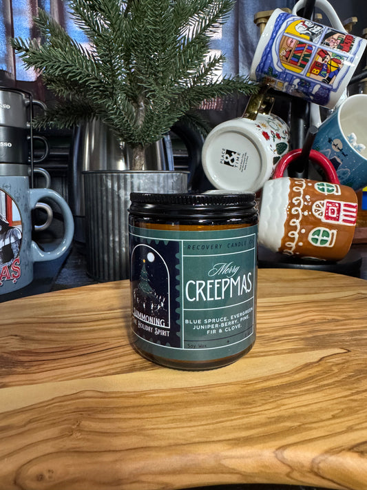 “Merry Creepmas” candle