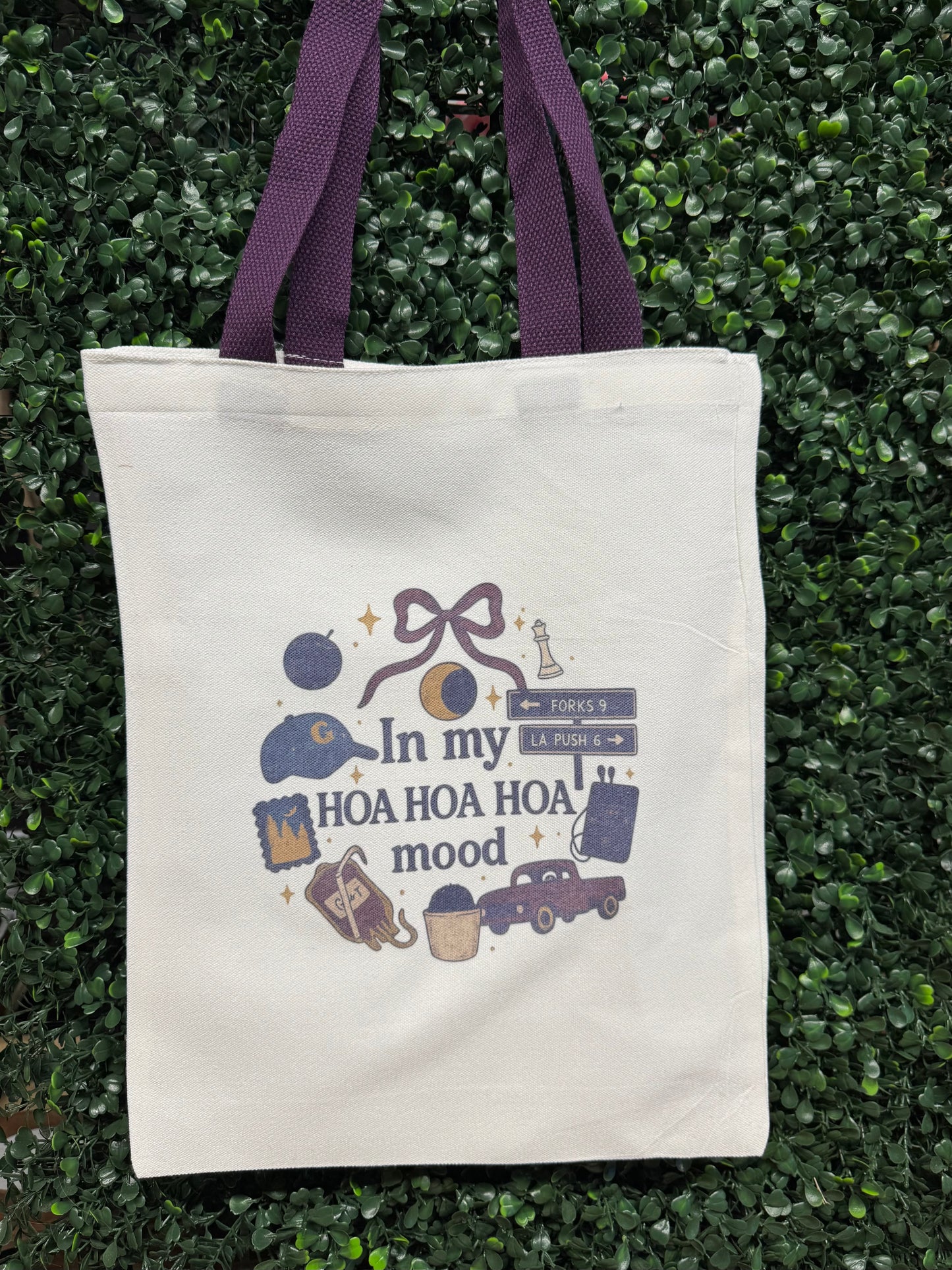 Hoa Hoa Hoa twilight tote bag