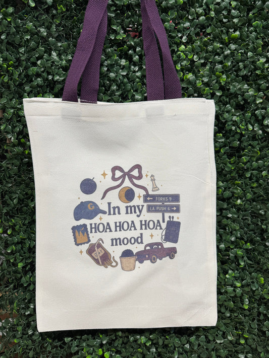 Hoa Hoa Hoa twilight tote bag