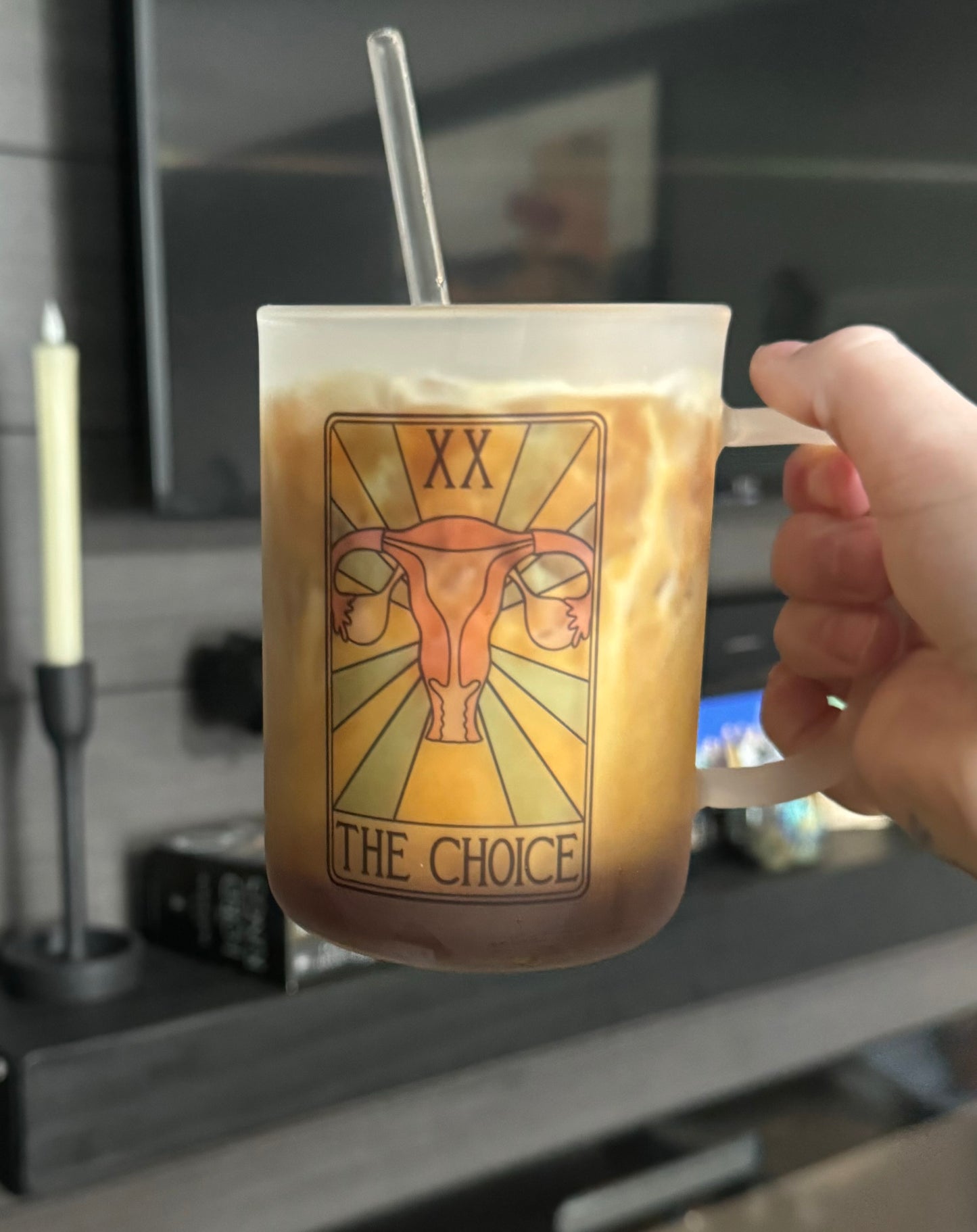 “the choice” tarot uterus mug