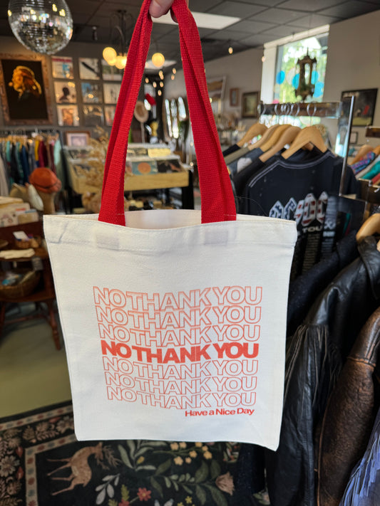(no) thank you tote bag