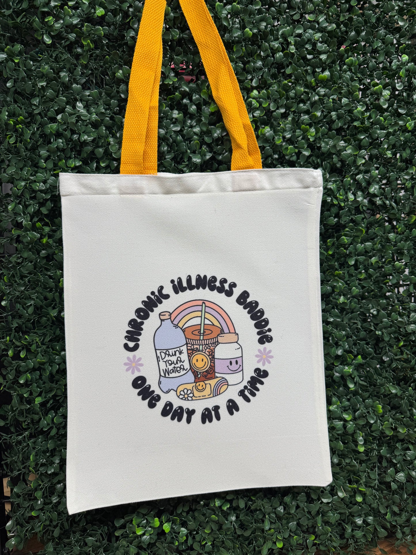 Chronically ill Baddie tote bag - chronic illness